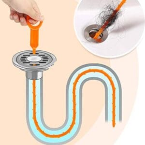 Plastični alat za odčepljivanje odvoda s kukicama